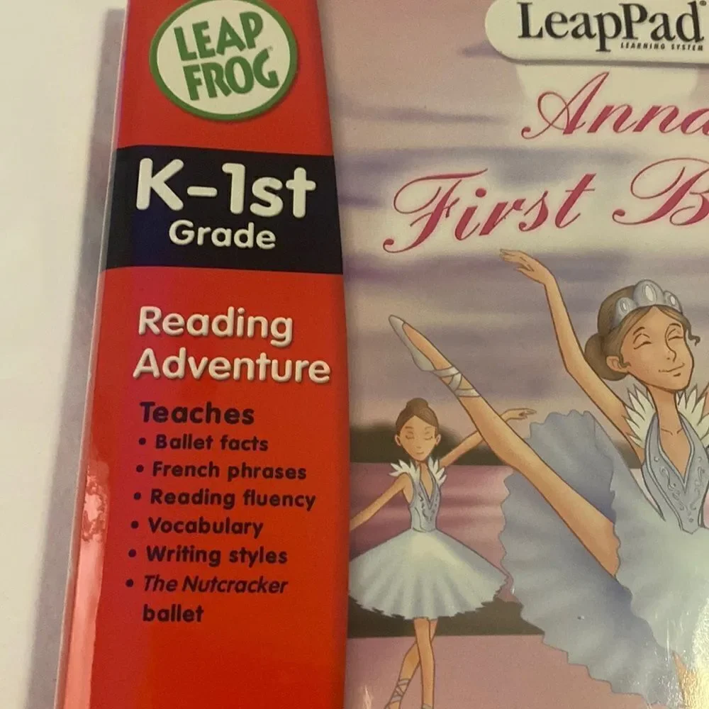 LeapFrog LeapPad Anna’s First Ballet Interactive Book Set K-1st Graders NWT